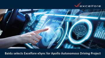 Baidu selects Excelfore eSync Platform for the Apollo Autonomous Driving Project